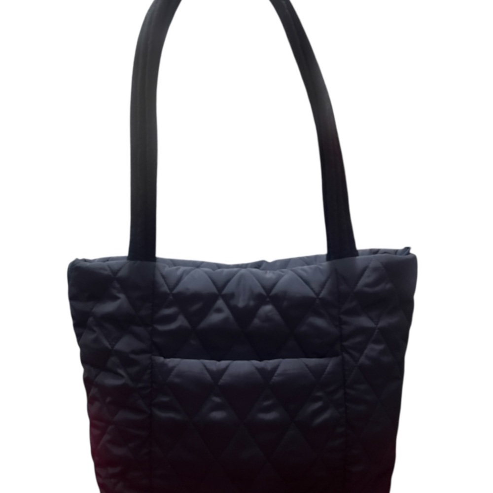 Vera Bradley Navy Blue Quilted Tote Bag